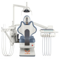 Gladent ISO approved high level dental chair with metal backrest